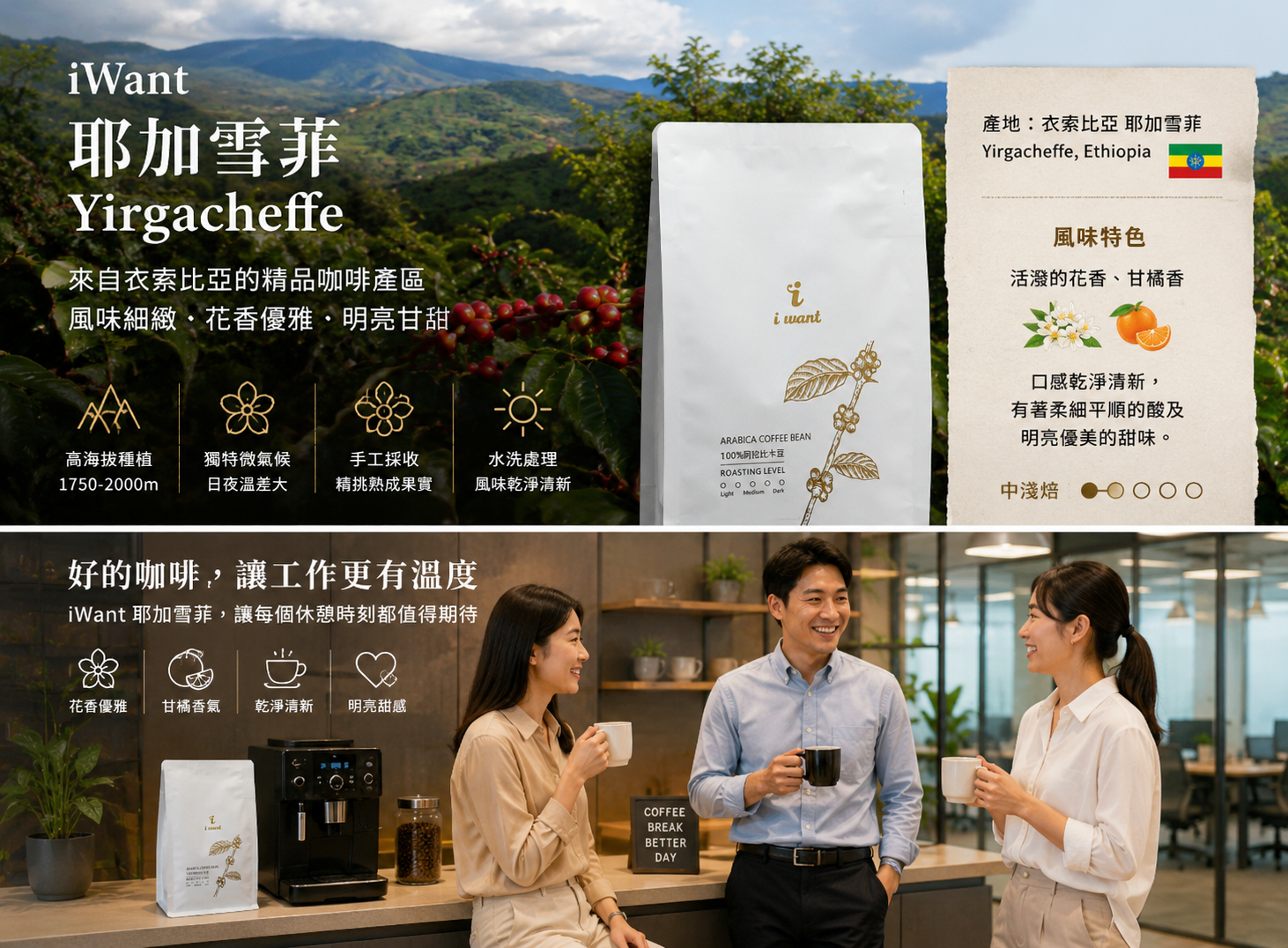 iWant�C�[����Yirgacheffe �@�ب�